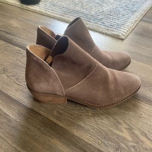 Lucky Brand Suede Booties